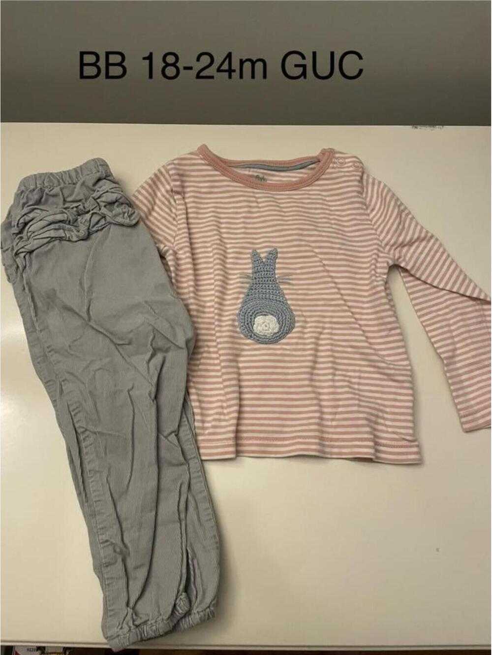 Baby Boden 18-24m bunny set